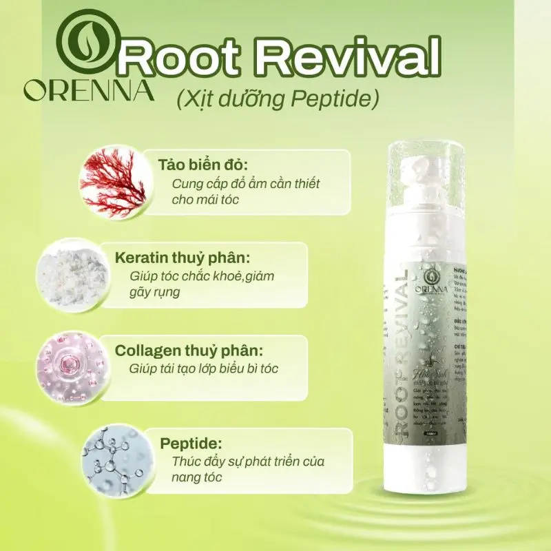 Xịt kích mọc tóc thuần chay Root Revival Xịt kích mọc tóc thuần chay Root Revival